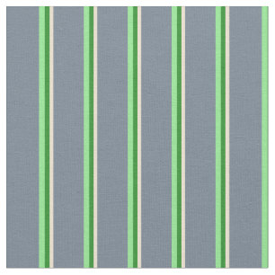 Beige, Forest Green, Light Green & Slate Grau Stoff