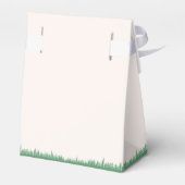 Beige Forest Themed Fox Babydusche Geschenkschachtel (Rückseite)