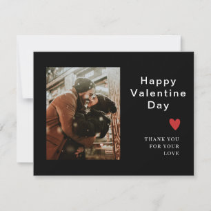 Beige Foto Handgeschriebene Liebe Valentinstag Feiertagskarte