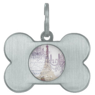 Beige französische Skripte Kronleuchter Paris eiff Tiermarke