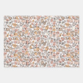 Beige-Frauen-Brust Geschenkpapier Set (Vorderseite 3)