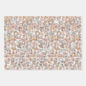 Beige-Frauen-Brust Geschenkpapier Set (Vorderseite)