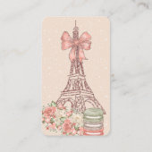 Beige French Elegance Book Request Card Begleitkarte (Rückseite)