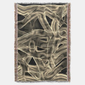 Beige gebogene Bänder, kontrastiert durch geprägte Decke (Vorderseite Vertikal)