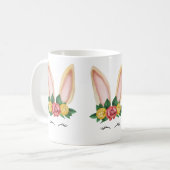 Beige Gelbkaninchen Kaffeetasse (Vorderseite Links)