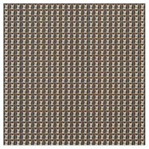 Beige gemalte Chihuahua auf schwarzem Hintergrund Stoff