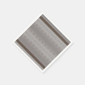 Beige Gemustert Paper Napkin Serviette (Ecke)