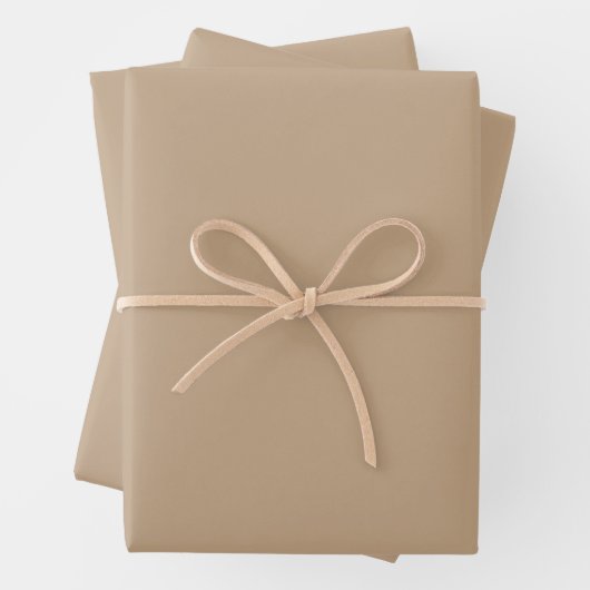 Beige Geschenkpapier Set (Beispiel)