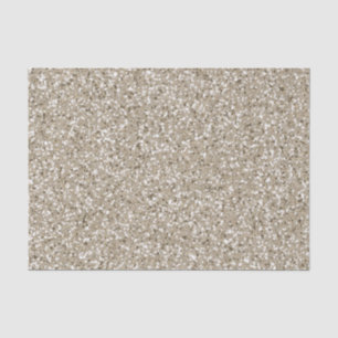 Beige Glitzer Muster Look Seidenpapier