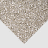 Beige Glitzer Muster Look Seidenpapier (Ausschnitt)