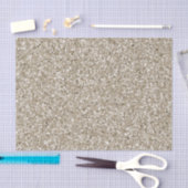 Beige Glitzer Muster Look Seidenpapier (Handwerk)