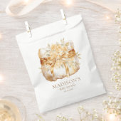 Beige & Gold Diaper Illustration Kinderdusche Geschenktütchen (Ausgeschnitten)