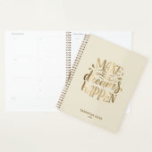 Beige Gold machen Ihre Träume Motivierend Planer (Anzeige)