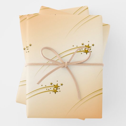 Beige Gradient Background Geschenkpapier Set (Beispiel)