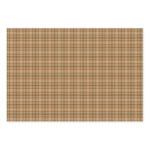 Beige Grau Rot Braun Kariert Tartan