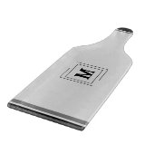 Beige, Grau, Schwarz Schneidebrett (Ecke)