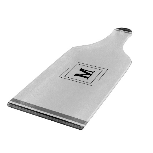 Beige, Grau, Schwarz Schneidebrett (Ecke)