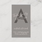 Beige Gray Physical Printed Tooth Gem Aftercare Visitenkarte (Vorderseite)