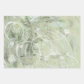 Beige Green Gray Abstract Collage Geschenkpapier Set (Vorderseite 3)
