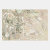 Beige Green Gray Abstract Collage Geschenkpapier Set (Vorderseite 2)