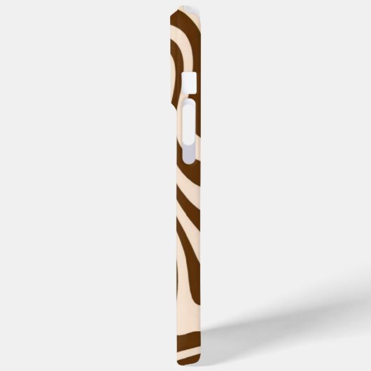 Beige Groove iPhone Case (Rückseite / Links)