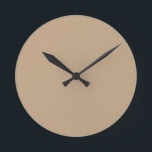 Beige große Wall-Uhr Runde Wanduhr<br><div class="desc">Beige,  Single,  Wall-Uhr von Gerson Ramos.</div>