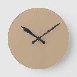 Beige große Wall-Uhr Runde Wanduhr