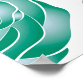 Beige, grüne und violette, nahtlose Muster. Poster (Ecke)