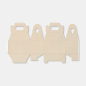 Beige-Gutscheine Geschenkschachtel (Ungefaltet)