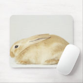 Beige Hasen auf weißem Grund 4 Mousepad (Mit Mouse)