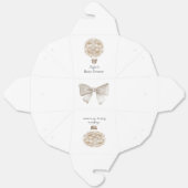 Beige Heißluftballon Boho Babydusche Geschenkschachtel (Ungefaltet)