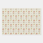 Beige Herbstfestival Hübscher Erntedank Geschenkpapier Set (Vorderseite)