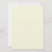 Beige Hintergrund Grau Moderne Hochzeitseinladung Save The Date (Rückseite)