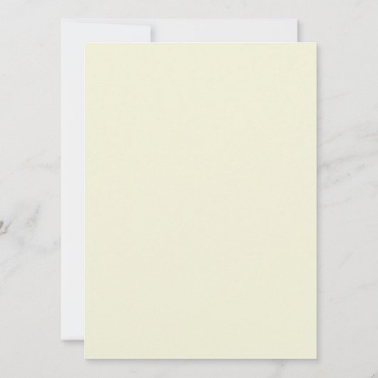 Beige Hintergrund Grau Moderne Hochzeitseinladung Save The Date (Rückseite)