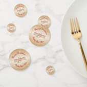 Beige Hintergrund mit Sternen Konfetti (Gruppe)