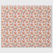 Beige Hintergrundbeläge Wasserfarbmuster Geschenkpapier (Flach)