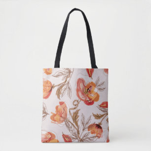 Beige Hintergrundbeläge Wasserfarbmuster Tasche