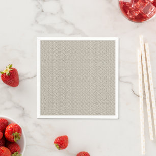 Beige Hintergrundfarbe mit kleinen Quadraten Serviette