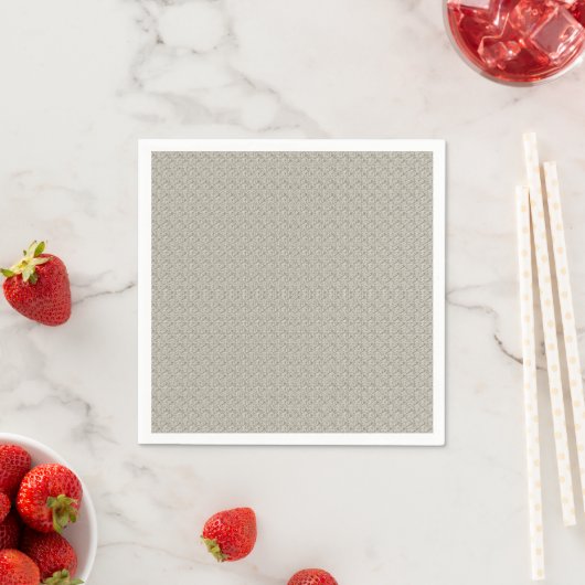 Beige Hintergrundfarbe mit kleinen Quadraten Serviette (Beispiel)