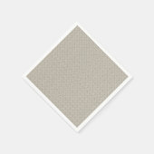 Beige Hintergrundfarbe mit kleinen Quadraten Serviette (Ecke)