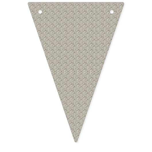 Beige Hintergrundfarbe mit kleinen Quadraten Wimpelkette (Dritte Fahne)