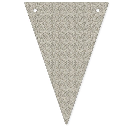 Beige Hintergrundfarbe mit kleinen Quadraten Wimpelkette (Zweite Fahne)