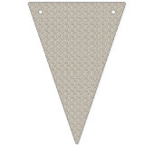 Beige Hintergrundfarbe mit kleinen Quadraten Wimpelkette (Erste Fahne)