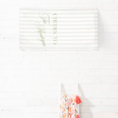Beige Hochzeitsbanner Banner (InSitu)
