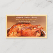 Beige Homestyle Türkei Zuhause gekochte Lebensmitt Visitenkarte (Vorderseite)