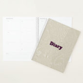Beige Ice Diary Spiral Notebook Planer (Anzeige)
