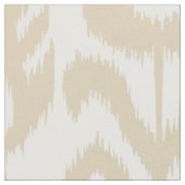Beige Ikat Muster Stoff (Nahaufnahme)