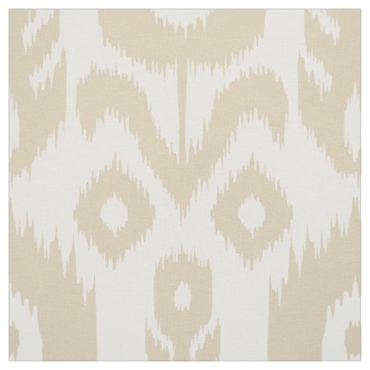 Beige Ikat Muster Stoff (Muster)