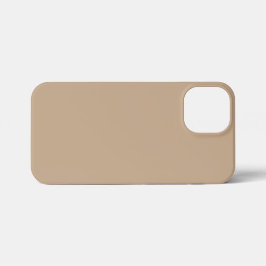 Beige iPhone Hülle (Rückseite (Horizontal))