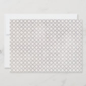 Beige islamische geometrische Muster (Rückseite)